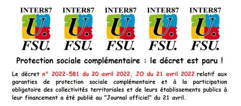 Protection sociale complémentaire : le décret est paru !